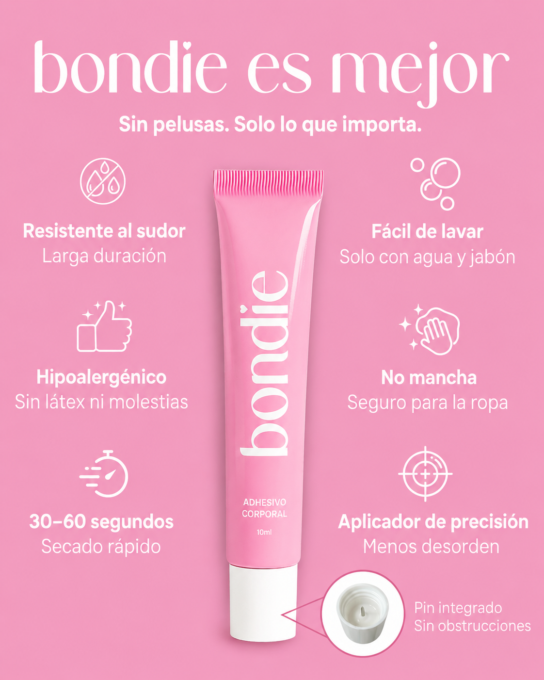 Bondie – Adhesivo corporal para ropa