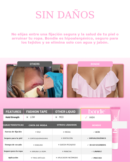 Bondie – Adhesivo corporal para ropa